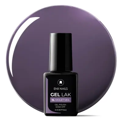 Gel lak 15 Violet Veil 5 ml