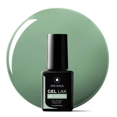 ENII-NAILS Gel lak 40 Kiwi Kiss 5 ml