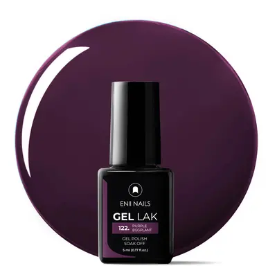 Gel lak 122 Purple Eggplant 5 ml