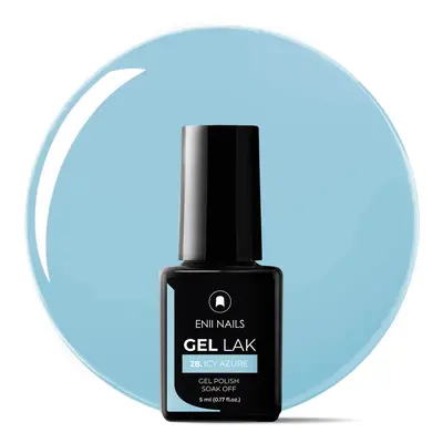 Gel lak 28 Icy Azure 5 ml