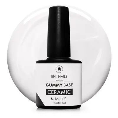 Gummy Base Ceramic 6 Milky - gumová báze na nehty 10 ml