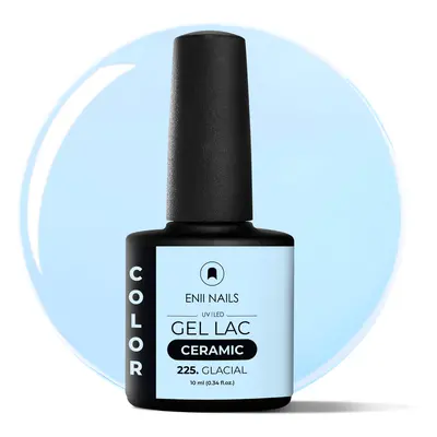 Gel lak Ceramic 225 Glacial - gelový lak bez HEMA, 10 ml