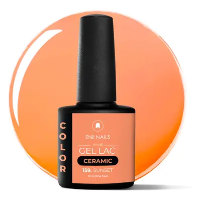 Gel lak Ceramic 159 Sunset - gelový lak bez HEMA, 10 ml