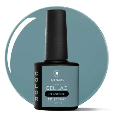 Gel lak Ceramic 251 Stormy - gelový lak bez HEMA, 10 ml