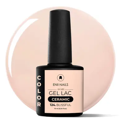 Gel lak Ceramic 124 Blissful - gelový lak bez HEMA, 10 ml