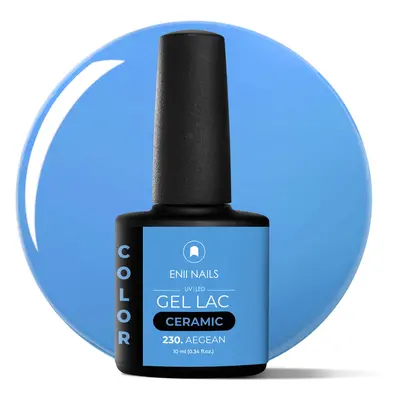 Gel lak Ceramic 230 Aegean - gelový lak bez HEMA, 10 ml