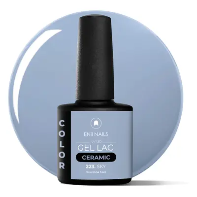 Gel lak Ceramic 223 Sky - gelový lak bez HEMA, 10 ml