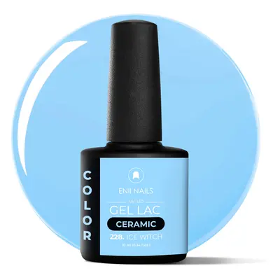 Gel lak Ceramic 228 Ice Witch - gelový lak bez HEMA, 10 ml