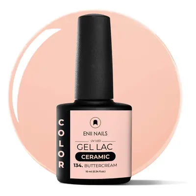 Gel lak Ceramic 134 Buttercream - gelový lak bez HEMA, 10 ml