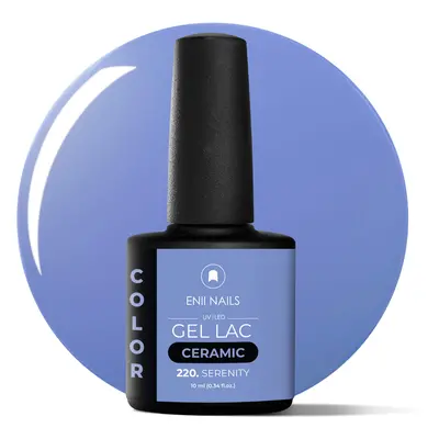 Gel lak Ceramic 220 Serenity - gelový lak bez HEMA, 10 ml