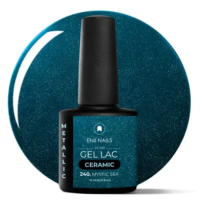 Gel lak Ceramic 240 Mystic Sea - gelový lak bez HEMA, 10 ml