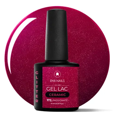 Gel lak Ceramic 172 Passionate - gelový lak bez HEMA, 10 ml