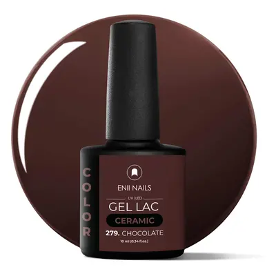 Gel lak Ceramic 279 Chocolate - gelový lak bez HEMA, 10 ml