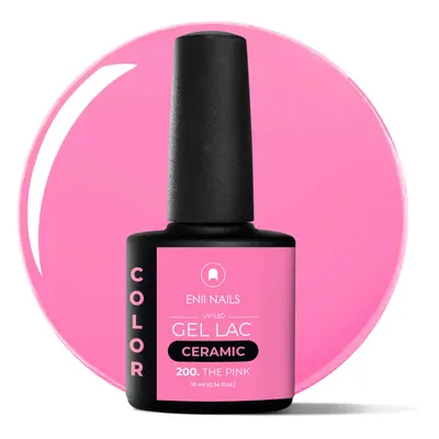 Gel lak Ceramic 200 The Pink - gelový lak bez HEMA, 10 ml