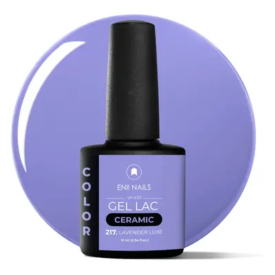 Gel lak Ceramic 217 Lavender Luxe - gelový lak bez HEMA, 10 ml