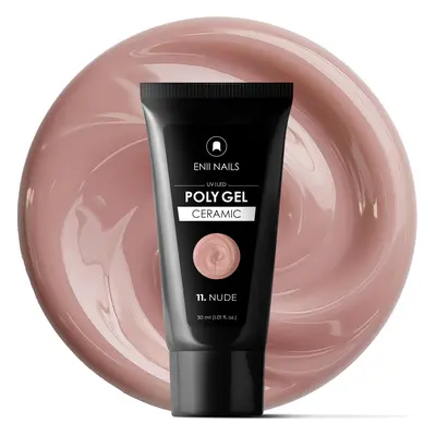 Polygel Ceramic 11 Nude - polygel v tubě, 30 ml