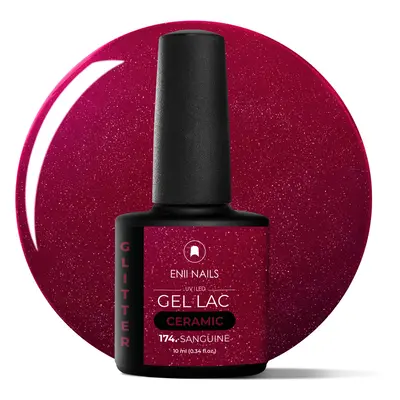 Gel lak Ceramic 174 Sanguine - gelový lak bez HEMA, 10 ml