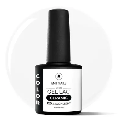 Gel lak Ceramic 120 Moonlight - gelový lak bez HEMA, 10 ml