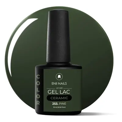 Gel lak Ceramic 253 Pine - gelový lak bez HEMA, 10 ml