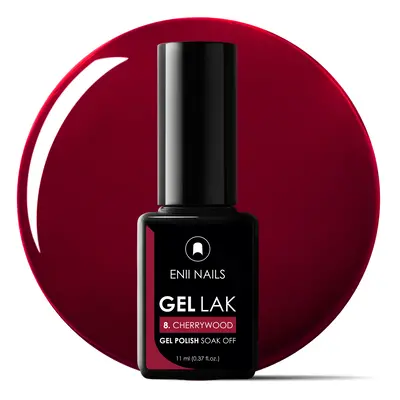 ENII-NAILS Gel lak 8 cherrywood 11 ml