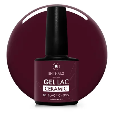 Gel lak Ceramic 88 Black Cherry - gelový lak bez HEMA, 10 ml