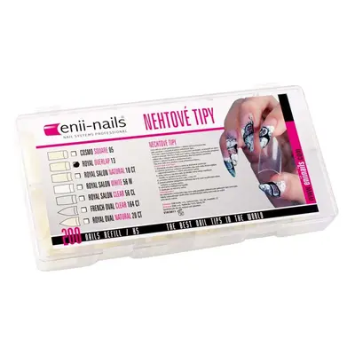 ENII-NAILS Royal overlap 200 ks - box Nehtové tipy