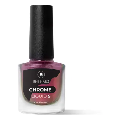 Chrome Liquid 5 - Tekutý chromový prášek, magentová aurora 8 ml