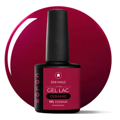 Gel lak Ceramic 171 Ferrari - gelový lak bez HEMA, 10 ml