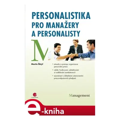 Personalistika pro manažery a personalisty - Martin Šikýř