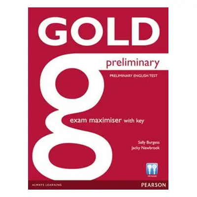 Gold Preliminary Maximiser with Key for Pack - Sally Burgess