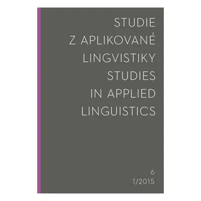 Studie z aplikované lingvistiky 2015/1