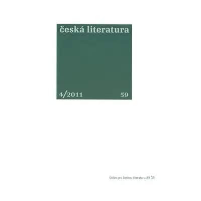 Česká literatura 4/2011