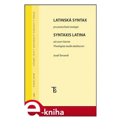 Latinská syntax - Josef Šimandl