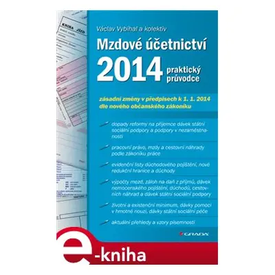 Mzdové účetnictví 2014 - Václav Vybíhal, kol.