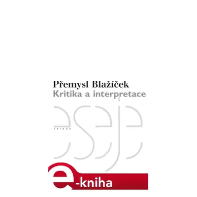 Kritika a interpretace - Přemysl Blažíček