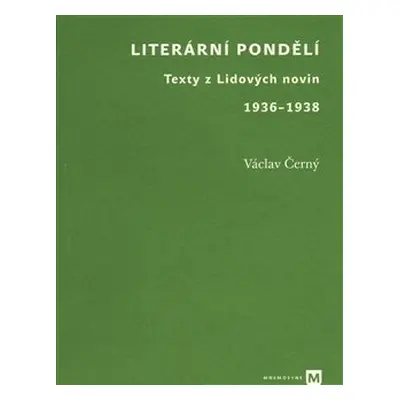 Literární pondělí - Václav Černý