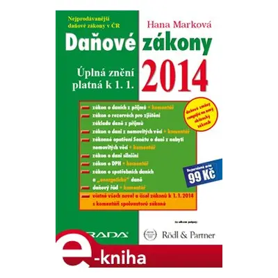 Daňové zákony 2014 - Hana Marková