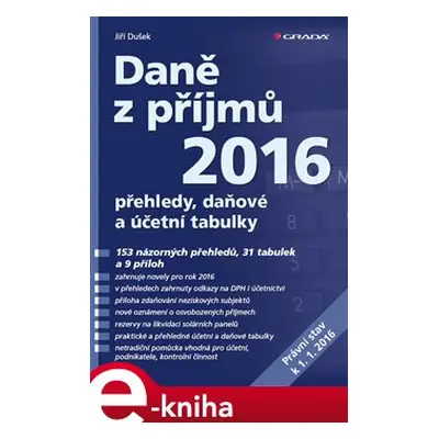 Daně z příjmů 2016 - Jiří Dušek