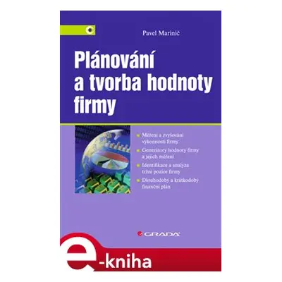 Plánování a tvorba hodnoty firmy - Pavel Marinič