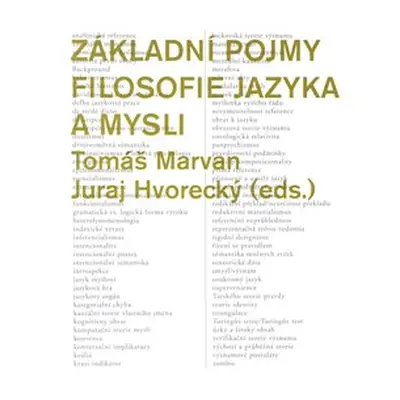 Základní pojmy filosofie jazyka a mysli