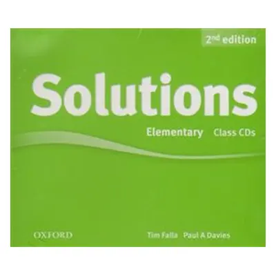 Maturita Solutions 2nd Edition Elementary Class Audio CDs /3/ - Tim Falla, Paul A Davies