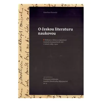 O českou literaturu naukovou - Kateřina Piorecká