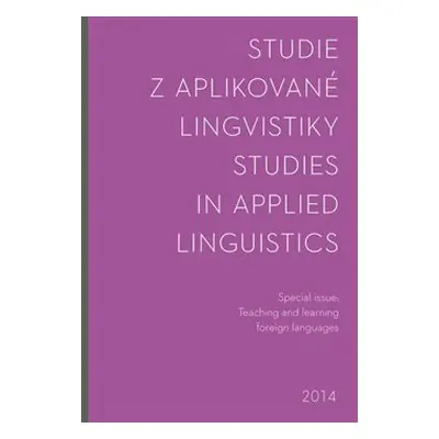 Studie z aplikované lingvistiky 2014 -special