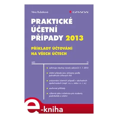 Praktické účetní případy 2013 - Věra Rubáková