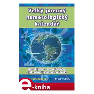 Velký jmenný numerologický kalendář - Jana Tamchynová