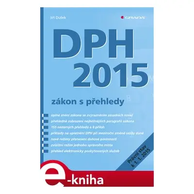 DPH 2015 - zákon s přehledy - Jiří Dušek