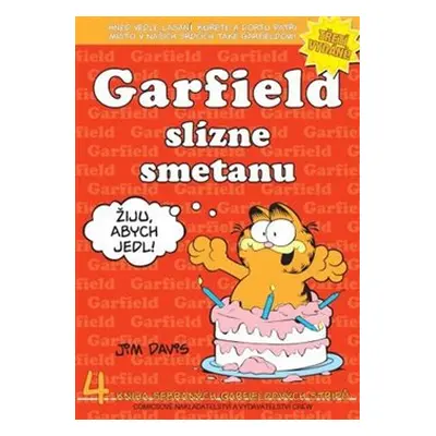 Garfield 04: Slízne smetanu - Jim Davis