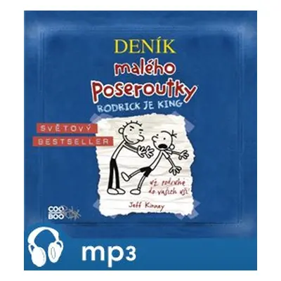 Deník malého poseroutky 2, mp3 - Jeff Kinney