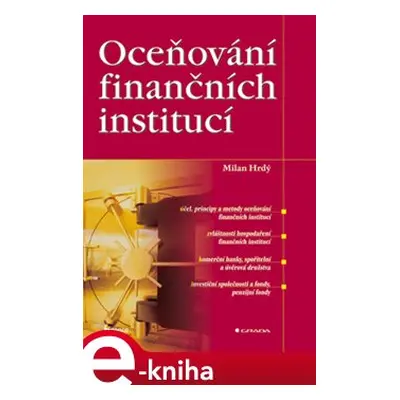 Oceňování finančních institucí - Milan Hrdý