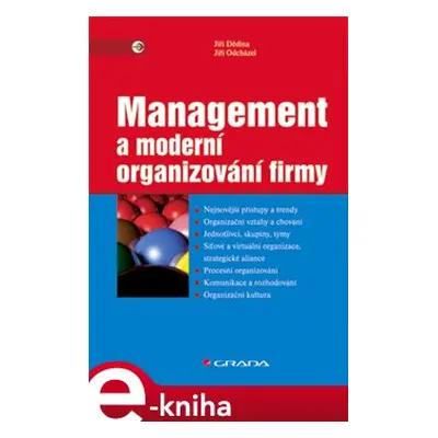 Management a moderní organizování firmy - Jiří Dědina, Jiří Odcházel